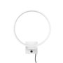 Opviq Halka - 13310 Lámpara de pared blanca con LED integrado